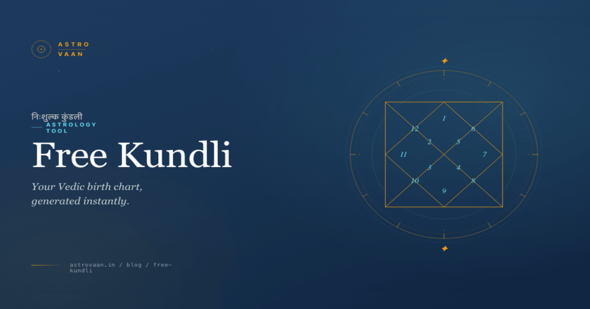 Generate Your Free Kundli Online | Vedic Shruti
