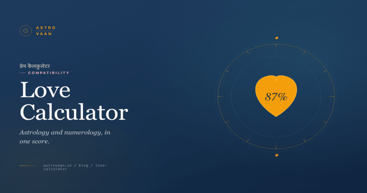 Love Calculator | Vedic Shruti
